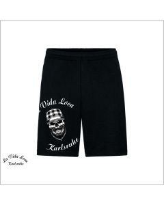 Kurze Hose "La Vida Loca Karlsruhe" Logo groß, schwarz