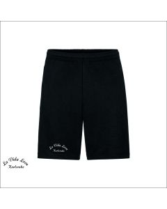Kurze Hose "La Vida Loca Karlsruhe" Schriftzug klein, schwarz
