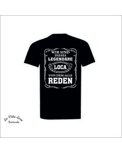 T-Shirt "Legendäres LOCA", schwarz